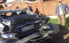 Autónak ütközött egy busz Korondon