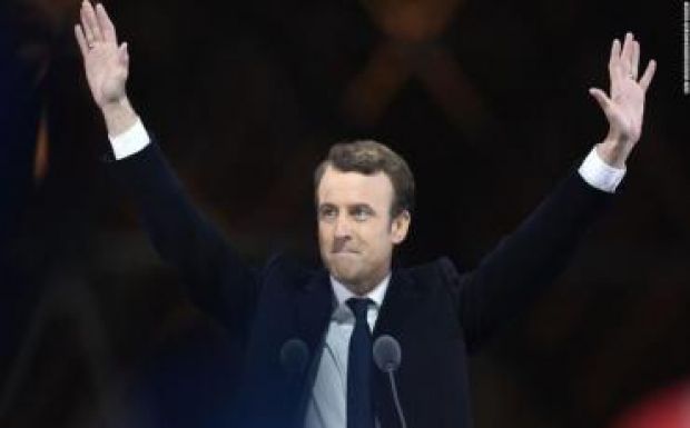 Emmanuel Macron Franciaország új elnöke