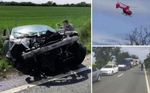 Súlyos baleset volt Bihar megyében: mentőhelikoptert vetettek be