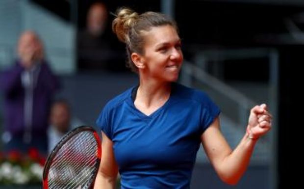 Halep kiütötte amerikai ellenfelét a madridi salakon