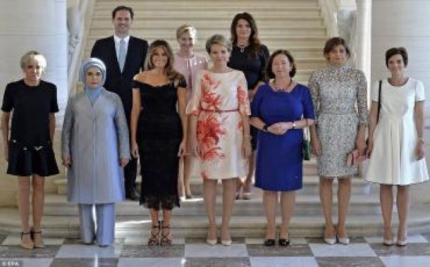 NATO-csúcs: íme a First Ladyk..., és egy First Gentleman
