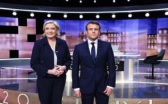 A tévénézők kétharmada szerint Emmanuel Macron volt a meggyőzőbb a vitában