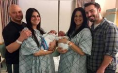 Ugyanazon a napon szült egy ikerpár