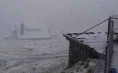 Visszatért a tél a romániai hegyekbe