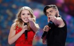 Elégedett eurovíziós teljesítményével a román páros 