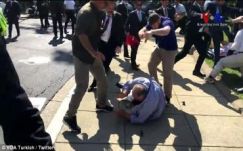 Erdogan testőrei brutálisan szétverték az ellene tüntető kurdokat Washingtonban