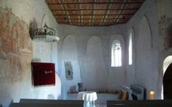 Restaurálták a sepsikilyéni középkori templom Szent-László legendát ábrázoló freskóját