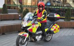 Defibrillátorral ellátott motorbicikliket kapnak a SMURD kolozsvári és konstancai egységei