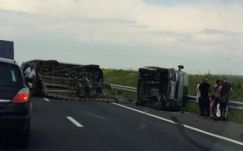 Súlyos baleset történt Temes megyében az A1-es autópályán