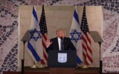 Donald Trump derűlátó a közel-keleti békét illetően 