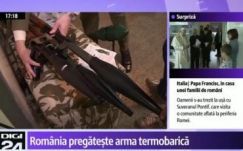Saját fejlesztésű szuperfegyvert tesztelt a román hadsereg