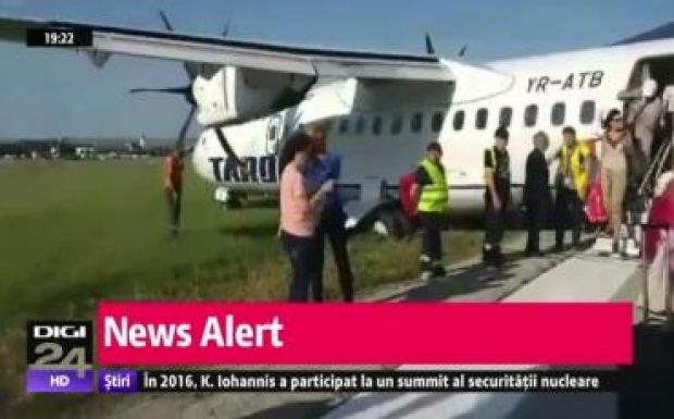 Lesodródott leszálláskor a kifutópályáról egy Tarom-gép