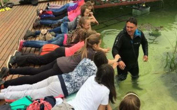 Gyerekfoglalkozások a dálnoki búvártónál