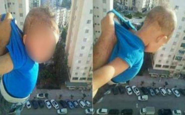 Kilógatta a gyermekét az ablakon Facebook-like-okért