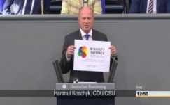 A Bundestag plenáris ülése tárgyalta a Minority SafePack kezdeményezést