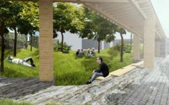 Új park épül Sepsiszentgyörgyön, a környékbeli lakók tiltakoznak