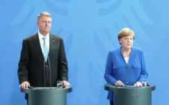 Merkel megköszönte Johannisnak, amit a jogállam megerősítéséért tett