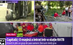 Tömeges gázolásos autóbaleset történt Bukarestben