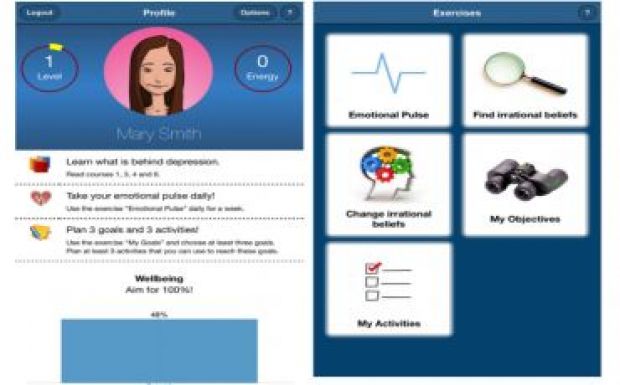 A depresszív tünetegyüttest enyhíthetjük egy applikációval