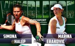 Maria Erakovic ellen kezd Wimbledonban Simona Halep 