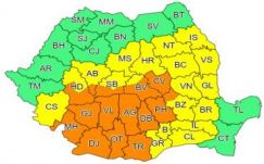 Narancssárga jelzésű viharriadó van Székelyföld egy részében
