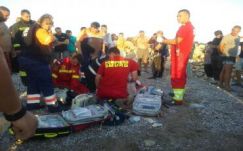 A tengerbe fulladt egy férfi Eforie Sudon