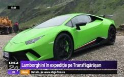 A Transzfogarasi úton forgat reklámfilmet a Lamborghini