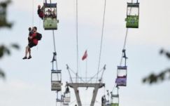 Kölnben 65 ember rekedt a levegőben a Rajna fölött