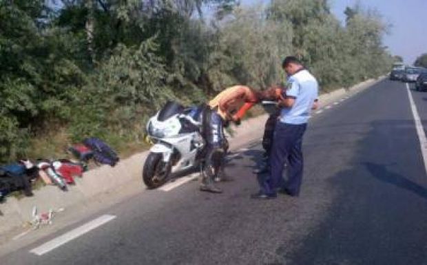 Üldözőbe vették a rendőrök a biciklist elgázoló Hargita megyei motorost