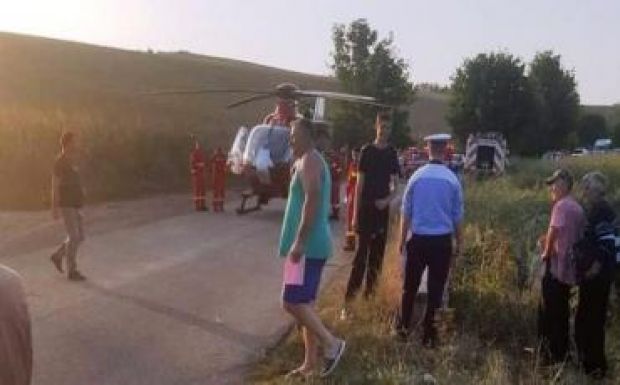 Mentőhelikopter szállt ki a súlyos Maros megyei balesethez