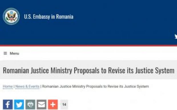 Az Egyesült Államok aggódik a román igazságszolgáltatás függetlenségéért