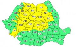 Egész Erdélyben sárga jelzésű esőriadó van