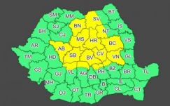 Újabb sárga jelzésű esőriadó van érvényben Erdélyben