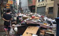 Tájfun csapott le Kína déli részén, sok a halott és a sebesült