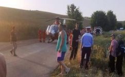 Mentőhelikopter szállt ki a súlyos Maros megyei balesethez