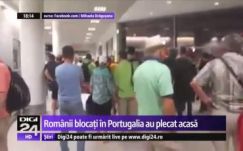 Hétfő este érkeznek haza a Lisszabonban rekedt román turisták