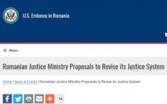 Az Egyesült Államok aggódik a román igazságszolgáltatás függetlenségéért