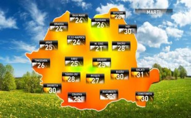 Ilyen lesz az időjárás a hét első felében