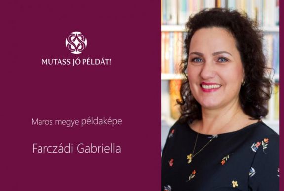 Mutass jó példát: Farczádi Gabriella a Maros megyei győztes