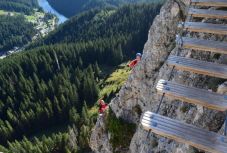 Megmásztuk a Gyilkos-tónál található via ferratát