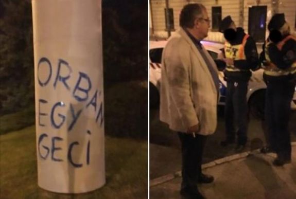 Elcsípték az Orbánt graffitivel gyalázó Simicska Lajost