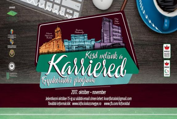 Gyakornoki programot hirdet a Kolozs Megyei Ifjúsági Fórum