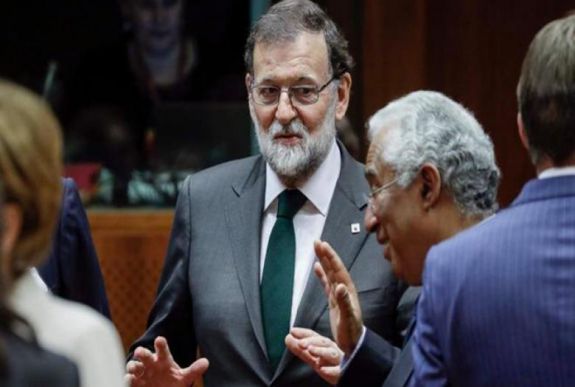 Rajoy: az EU-csúcson azért nem került napirendre Katalónia, mert az „Spanyolország ügye”