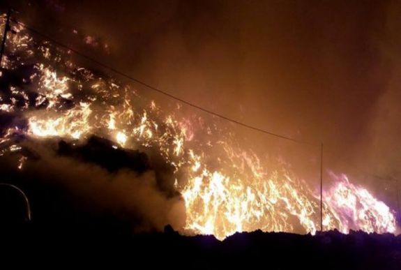 Ismét tűz ütött ki a pataréti hulladéklerakóban
