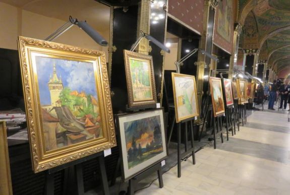 Több ezer euró értékű festményeket árvereznek el Marosvásárhelyen