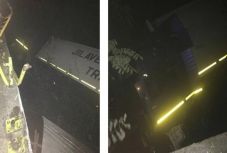 Elszakított egy gázvezetéket egy felborult nyerges vontató