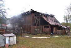 Gazdasági épület gyulladt ki Gyimesfelsőlokon