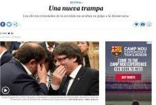 A spanyol lapok csapdaként értelmezik a katalán elnök parlamenti beszédét