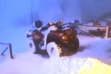 A romániai hegyekben helyenként félméteres hó van