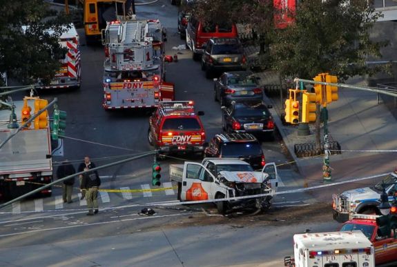 Terrortámadás New Yorkban: nyolcan meghaltak, sok a sérült